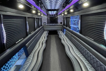 Eugene Party Bus Interior