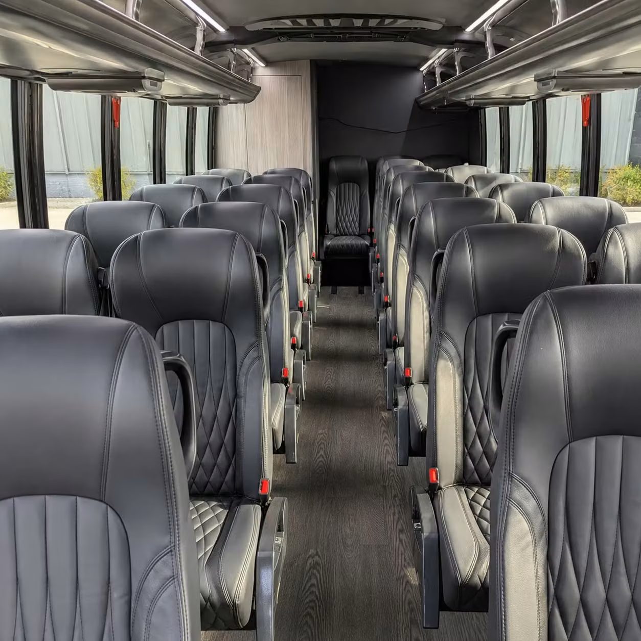 28 passenger minibus interior