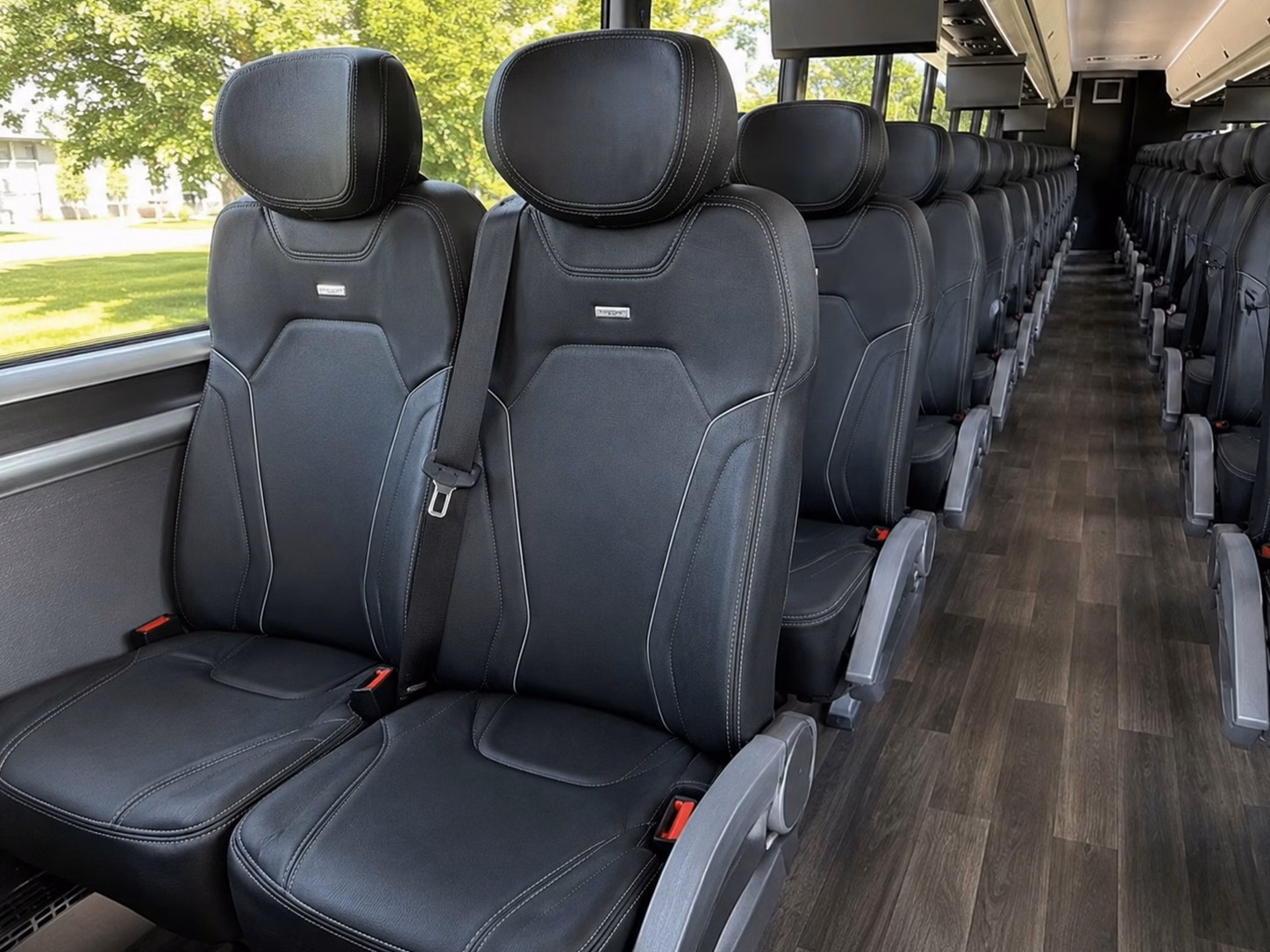 eugene charter bus interior gallery
