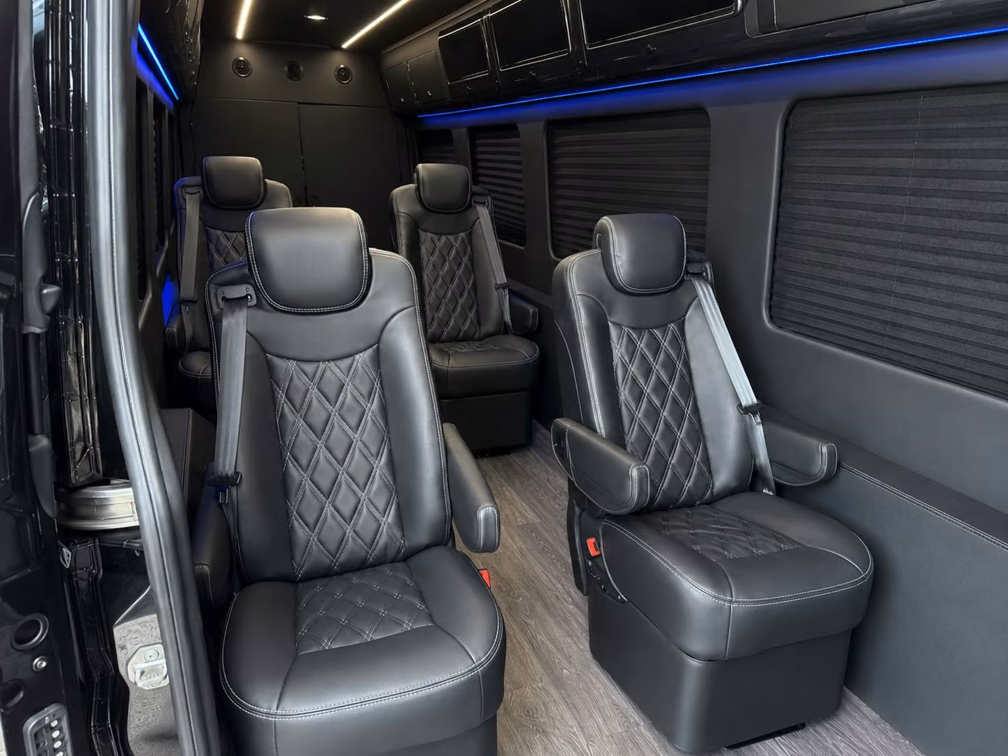 sprinter van with driver interior